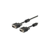 Kábel - 118815 (VGA kábel, HD15, ferrit gyűrűvel, duplán árnyékolt, apa/apa, 15m) (EQUIP_118815)
