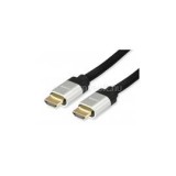 Kábel - 119382 (HDMI2.1 kábel, apa/apa, 8K/60Hz, eARC, VRR, QMS, QFT, ALLM, DSC, aranyozott, 3m) (EQUIP_119382)