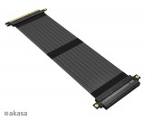 Kábel riser akasa pci-express 3.0 x16 30 cm fekete ak-cbpe01-30b