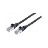 Kábel - SFTP Patch (RJ45 to RJ45, Cat7 600Mhz, LSOH, 100% réz, 10m, Fekete) (MANHATTAN_741057)