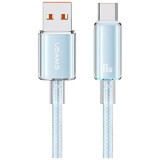 Kábel USAMS Cloud Series US-SJ658 6A USB-A USB-C 1.2m kék