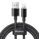 Kábel USB-A Lightning Mcdodo CA-3640, 1,2m (fekete)