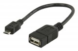 Kábel usb átalakító nedis usb 2.0 a (female) - micro b (male) otg adapter ccgp60515bk02