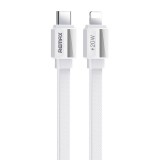 Kábel USB-C-Lightning Remax Platinum Pro, RC-C050, 20W (fehér)