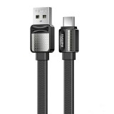 Kábel USB-C Remax Platinum Pro, 1m, 2,4A (fekete)