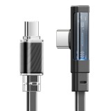 Kábel USB-C USB-C Mcdodo CA-3450 90 fokos 1.2mLED (fekete)