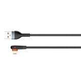 Kábel USB Lightning LDNIO LS561, 2.4A, 1m (fekete)