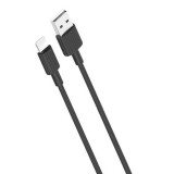 Kábel USB Lightning XO NB156, 2.1A 1m (fekete)