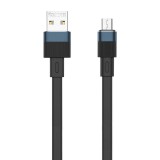 Kábel USB-mikro USB Remax Flushing, RC-C001, 1m (fekete)