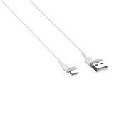 Kábel USB-ről USB-C-re LDNIO LS553, 2.1A, 2m (fehér)