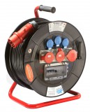 Kábeldob MAMMUT  30m H07RN-F 5G6  3x 230V 16A, 2x400V 16A 5P, 1x400V 32A 5P