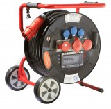 Kábeldob MAMMUT  40m H07RN-F 5G6  3x230V 16A, 1x400V 16A 5P, 2x400V 32A 5P