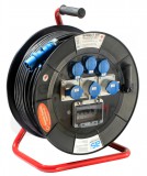 Kábeldob MAMMUT  80m H07RN-F 3G2,5  3x230V 16A, 3xCEE 230V 16A 3P