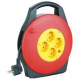 Kábeldobos hosszabbító 4 foglalat 10m - Entac, ESCRG4-10