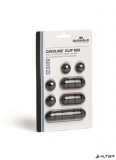 Kábelrendező tappancs, öntapadó, DURABLE 'CAVOLINE® Clip mix', grafit