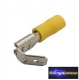 Kábelsaru szigetelt 6.3mm, 4.0-6.0mm Sárga