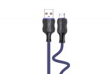 KAKUSIGA KSC-996 SHANCHUAN MICRO USB KÁBEL 3A 2 MÉTER KÉK