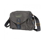Kalahari Fotós táska MOLOPO K-41i vászon oldaltáska, válltáska fekete színben