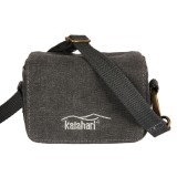 Kalahari GOBABIS K-9 vászon kompakt fényképezőgép tok, fekete