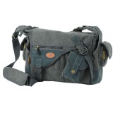 Kalahari KAPAKO K-31 vászon fotós válltáska, fekete