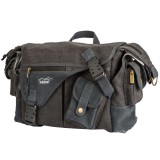 Kalahari KAPAKO K-32 vászon fotós válltáska, oldaltáska (fekete)