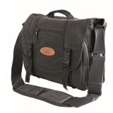 Kalahari KAPAKO K-35 vászon oldaltáska, válltáska fekete színben