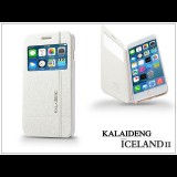 Kalaideng Iceland 2 Series View Cover Apple iPhone 6 Plus flipes tok fehér (KD-0296) (KD-0296) - Telefontok