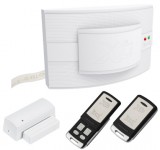 KALE X10 Alarm System 8 zónás,2 partíciós,vezeték nélküli riasztó,2 ugrókódos távkapcsoló,nyitásérz.,sziréna.