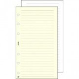 Kalendárium betét, jegyzetlap, "L", vonalas, SATURNUS, chamois [30 lap]