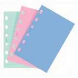 Kalendárium betét, jegyzetlap, personal méret, vonalas, FILOFAX, vegyes szín [30 lap]