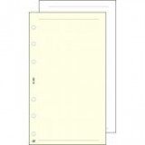 Kalendárium betét, jegyzetlap, "S", sima, SATURNUS, chamois [30 lap]