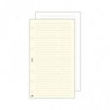 Kalendárium betét, telefon bianco, "M", SATURNUS, fehér [12 lap]