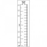 Kalendárium betét, vonalzó, "M", SATURNUS