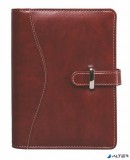 Kalendárium, gyűrűs, betétlapokkal, 'M', műbőr, SATURNUS, '437', bordó