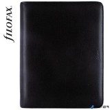 Kalendárium, gyűrűs, betétlapokkal, A5, FILOFAX 'Metropol', cipzárral fekete