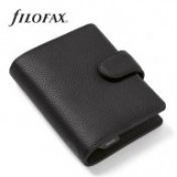 Kalendárium, gyűrűs, betétlapokkal, A5, FILOFAX "Norfolk", fekete