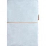 Kalendárium, gyűrűs, betétlapokkal, A5 méret, FILOFAX, "Domino" Soft", pasztellkék