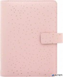 Kalendárium, gyűrűs, betétlapokkal, personal méret, FILOFAX, "Confetti", rózsakvarc