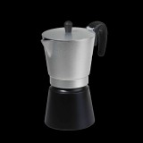 Kalifa 2 és 4 személyes kávéfőző ezüst-fekete (KALIFA-EZÜST-FEKETE)