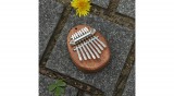Kalimba, fa ütős hangszer (6.8x5 cm)