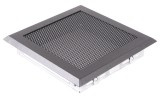 Kályhásbolt.hu 19x19 cm grafit egyszerű kandalló szellőzőrács