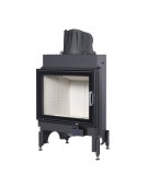 Kályhásbolt.hu 65x51 K 2.0 egyoldalt üveges kandallótűztér fehér Keramott béléssel