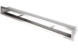 Kályhásbolt.hu 84x10 cm inox minimál kandalló szellőzőrács