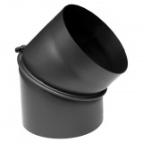 Kályhásbolt.hu Füstcső könyök állítható 45 fokos, ø130