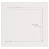 Kályhásbolt.hu Kémény ajtó 18x18 cm fehér, dupla ajtóval