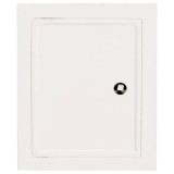 Kályhásbolt.hu Kémény ajtó 19x24 cm fehér, dupla ajtóval