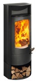 Kályhásbolt.hu Koko 2.0 kandallókályha acél burkolattal kerámia melegítő rekesszel hátsó bekötéssel