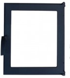 Kályhásbolt.hu Modern stílusú üvegezett cserépkályha ajtó 30x36 cm