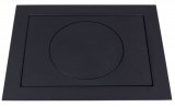 Kályhásbolt.hu Öntvény platni lemez kerettel 66x52 cm 30 cm-es karikával - tűzhely fedlap