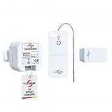 Kályhásbolt.hu Vezeték nélküli páraelszívó vezérlő hőelemmel, beépíthető ASK 6030 biztonsági retesz